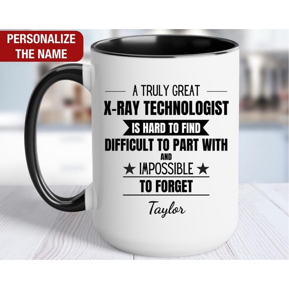 XRay Technologist Personalized Gift XRay Technologist Thank You Mug XRay Technologist Cup