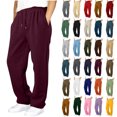thumbnail image 1 of XRoczxe Boys' solid Fleece-Lined Straight-Leg Sweatpants with Elastic Waist and Side Pockets (Autumn/Winter), 1 of 6