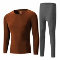 thumbnail image 1 of XRoczxe Men’s Thermal Underwear Set, Soft Fleece‑Lined Long Johns Winter Warm Base Layer Top & Pants, 1 of 6