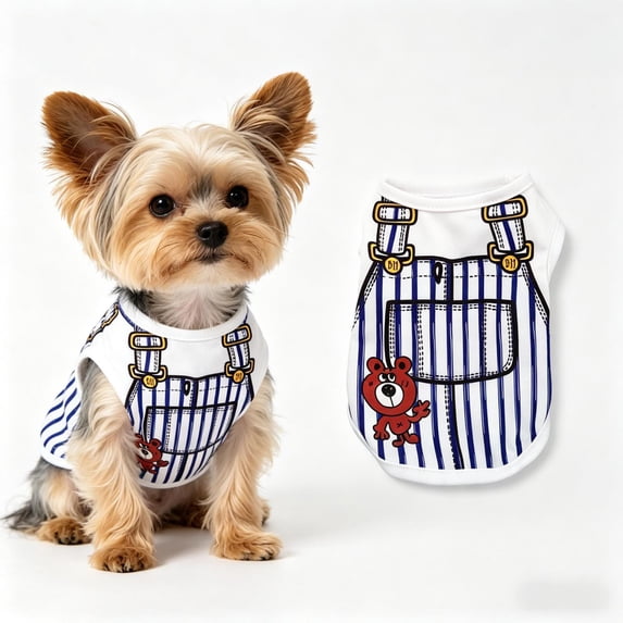 XS Dog Clothes for Small Dogs: Dog Shirts with Cute Patterns, Stretchy Girl & Boy Puppy Clothes for Toy Chihuahua Teacup Cat, Pet T-Shirts Outfits,C
