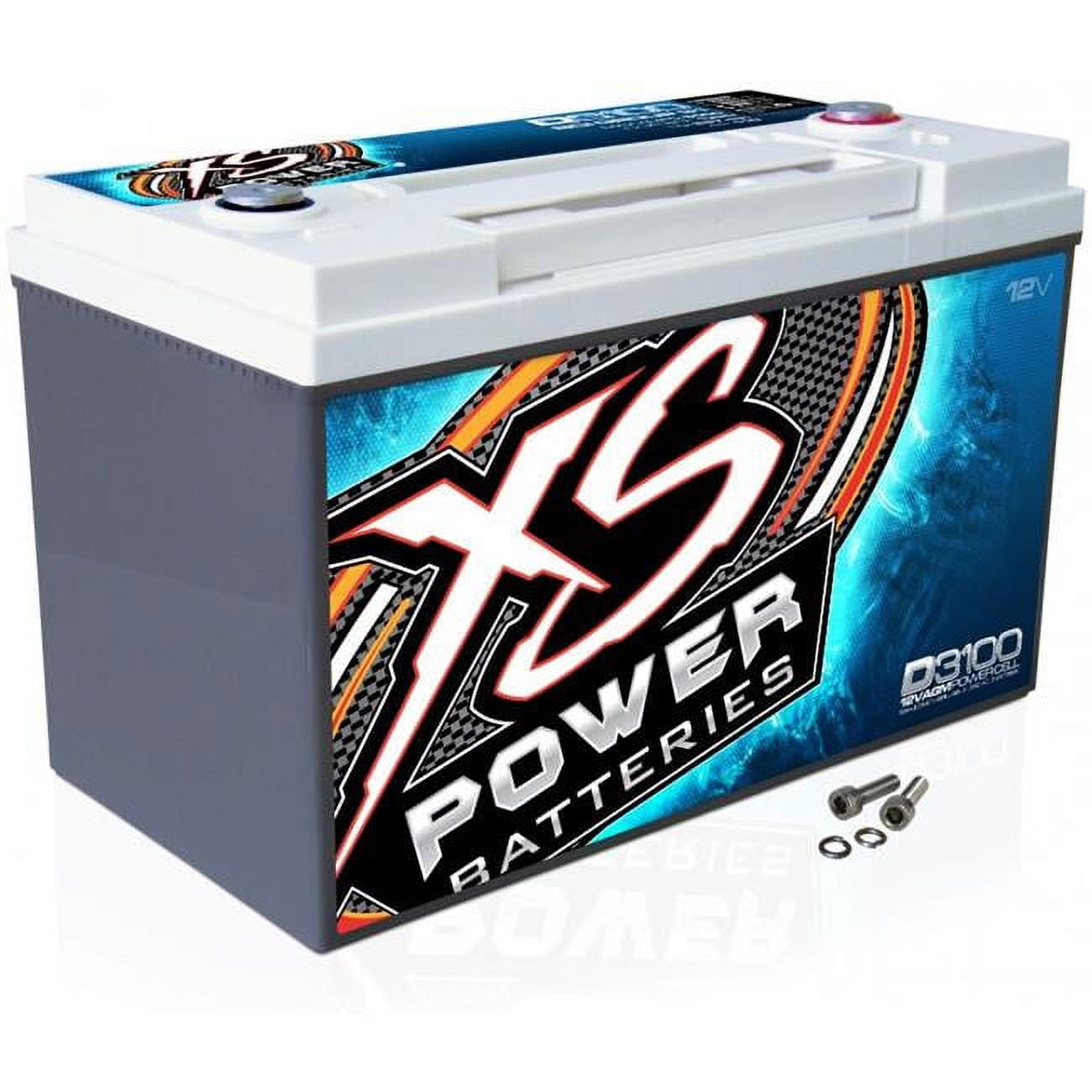 XS Power  12V 5000 amp Sealed Power Cell Car Battery with Hardware