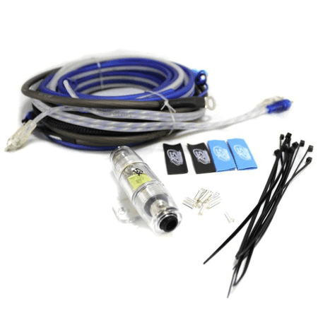 XS Power AKXS8-PS4 8 AWG OFC Amplifier Installation Kit w/100A Mini ANL Fuse