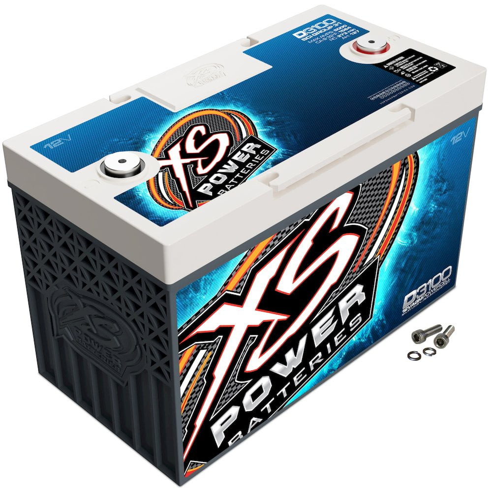 Supplemental Car Audio Power 12 Volt AGM Battery with5000 Amps & 110 Amp Hours & 237 Minutes of Reserve Capacity