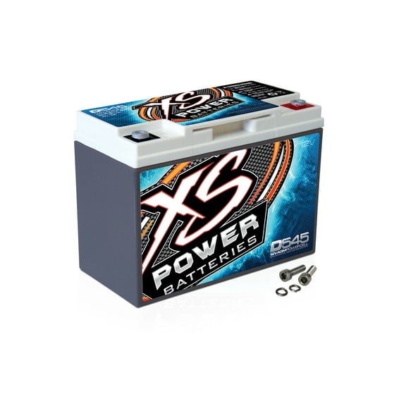 XS Power D545 12 Volt AGM 800 Amp Sealed Car Audio Battery/Power Cell+Terminals