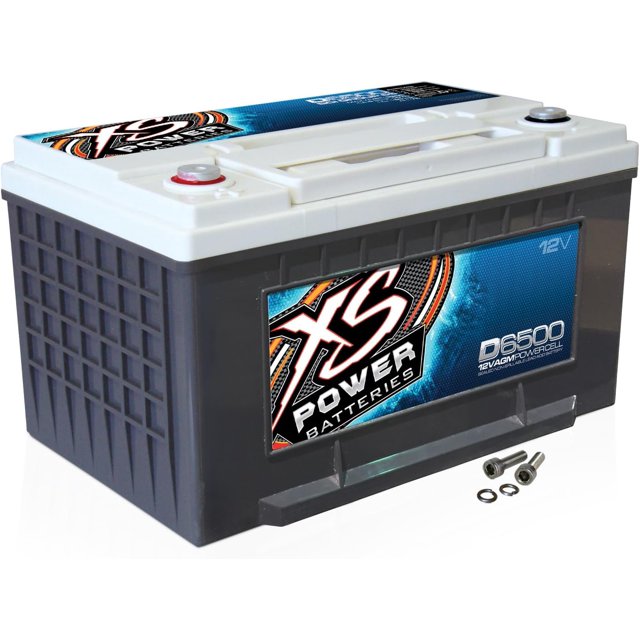 XS Power D6500 12 Volt AGM 3900 Amp Sealed Car Audio Battery/Power Cell