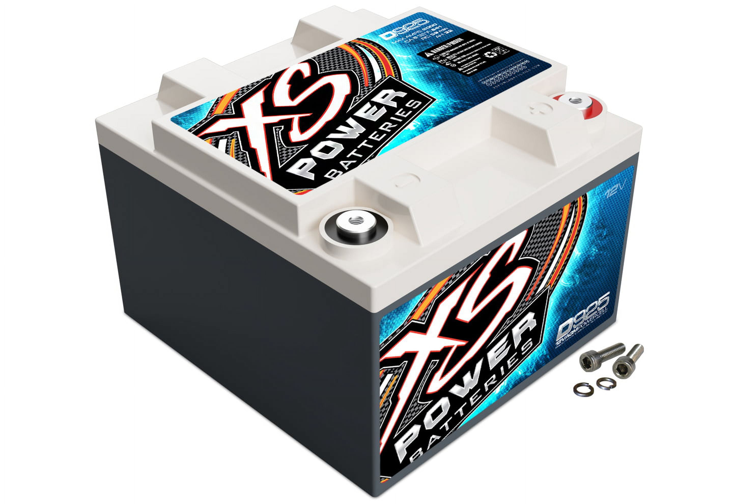 XS Power D925 2000 Amp AGM Power Cell Car Audio Battery + Terminal