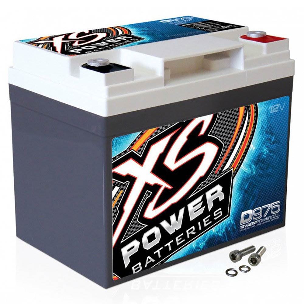 XS Power D975 12 Volt AGM 2100 Amp Sealed Power Cell Car Battery with Hardware - image 1 of 5