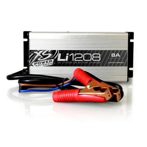 XS Power Li1208 12V 8A High Frequency Intelli Lithium Car Audio Battery Charger