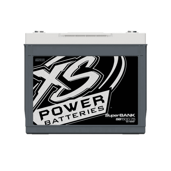 XS Power Super Capacitor Bank 12V 12,000 Watts 30,000 Max Amps SB1500-75