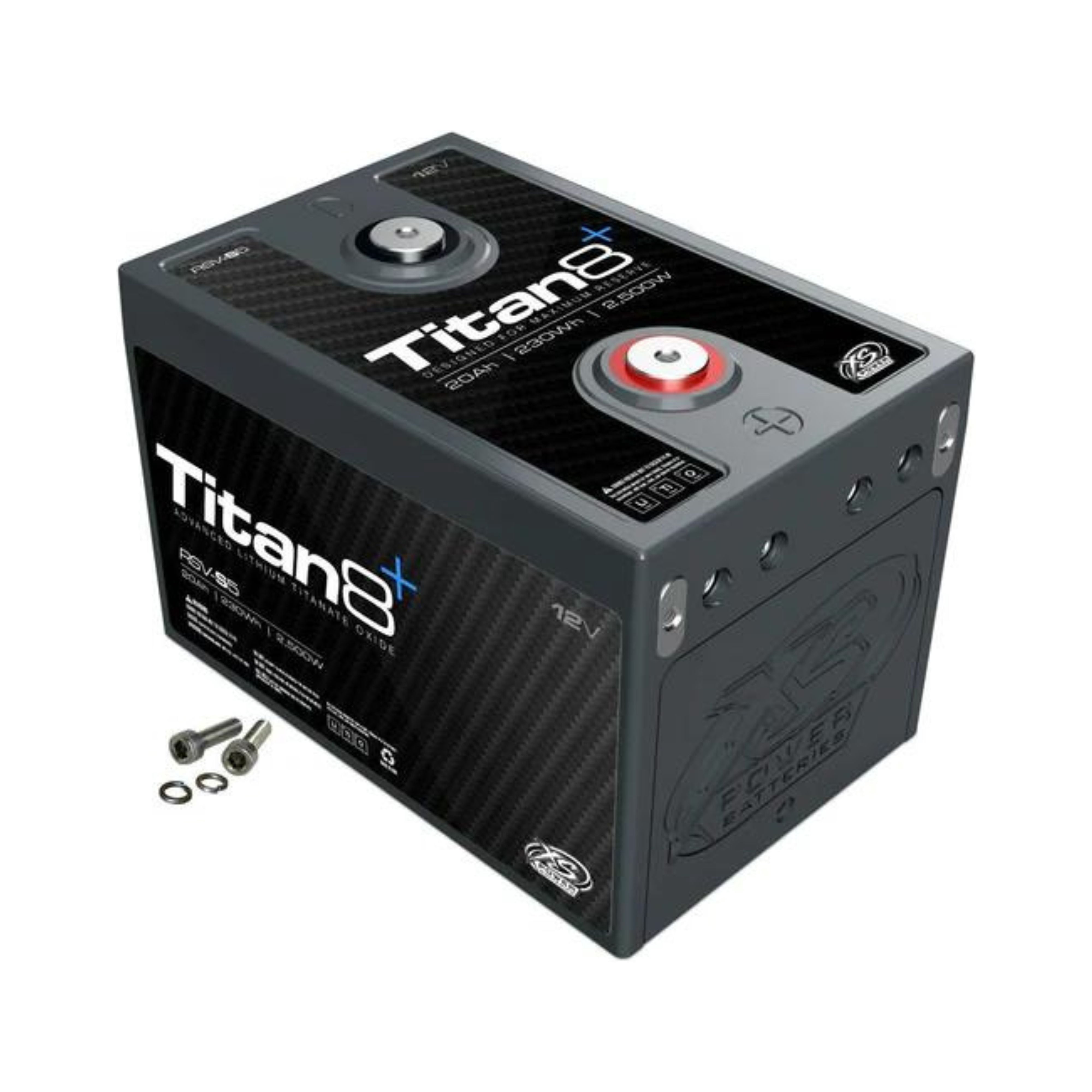 XS Power Titan 8 2500 Watt 12V 1000 Max Amps Lithium Battery RSV-S5 New