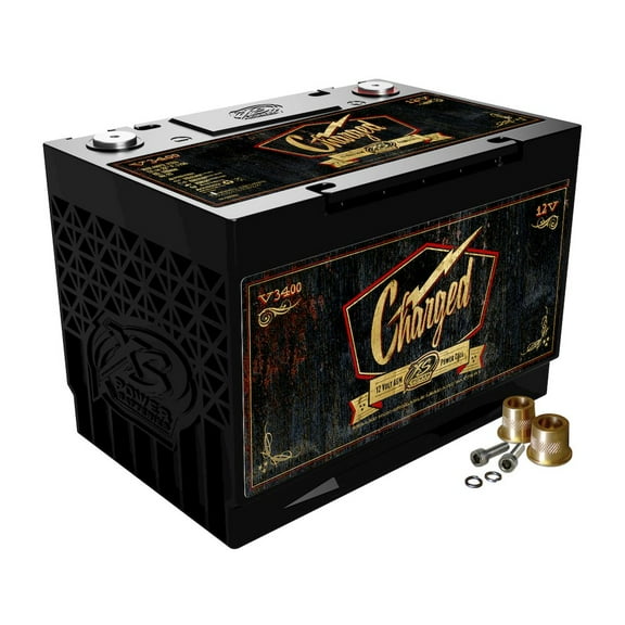Xs Power Battery Retro Stlye AGM Battery 34 Group 12-Volt