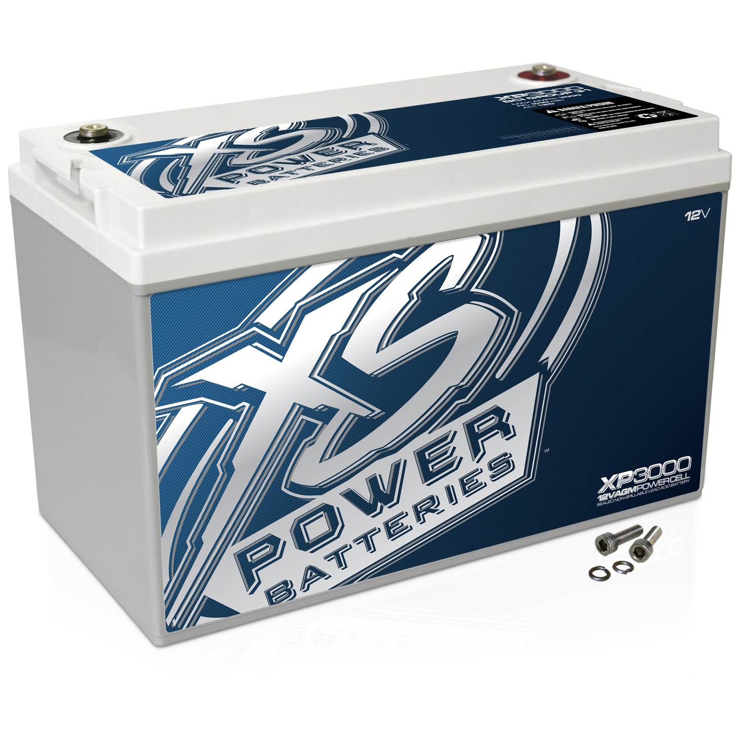XS Power XP Series 12V BCI Group 31 AGM Car Battery with Terminal Bolt XP3000 - image 1 of 5