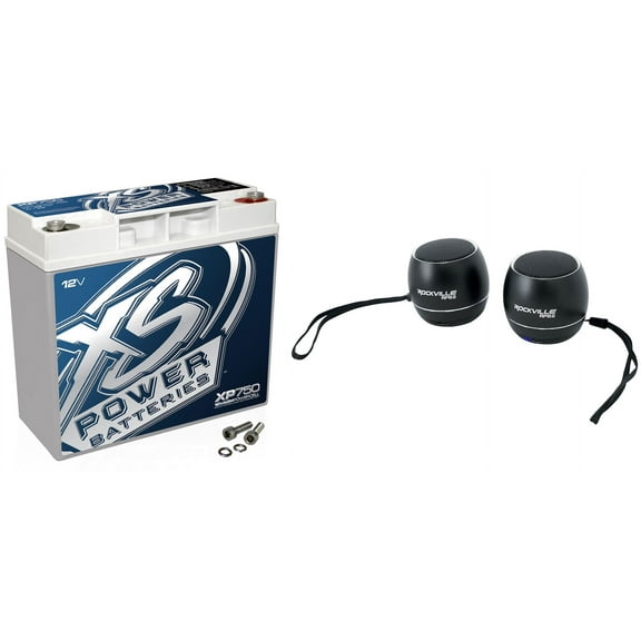 XS Power XP750 750w Power Cell Car Audio Battery+(2) Bluetooth Speakers