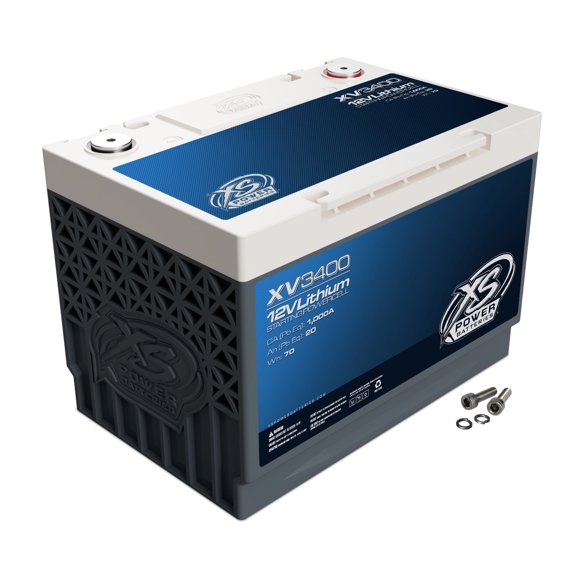 XS Power XV3400 12V 1500W Lithium Titanate Automotive Battery, Max 1335Amps