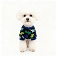 thumbnail image 1 of XS Soft Pet Sweater, Spring Warm Dog Cat Clothes for Small Breeds, Cute Printed Puppy Kitten Outfit for Chihuahua Yorkie, 1 of 2