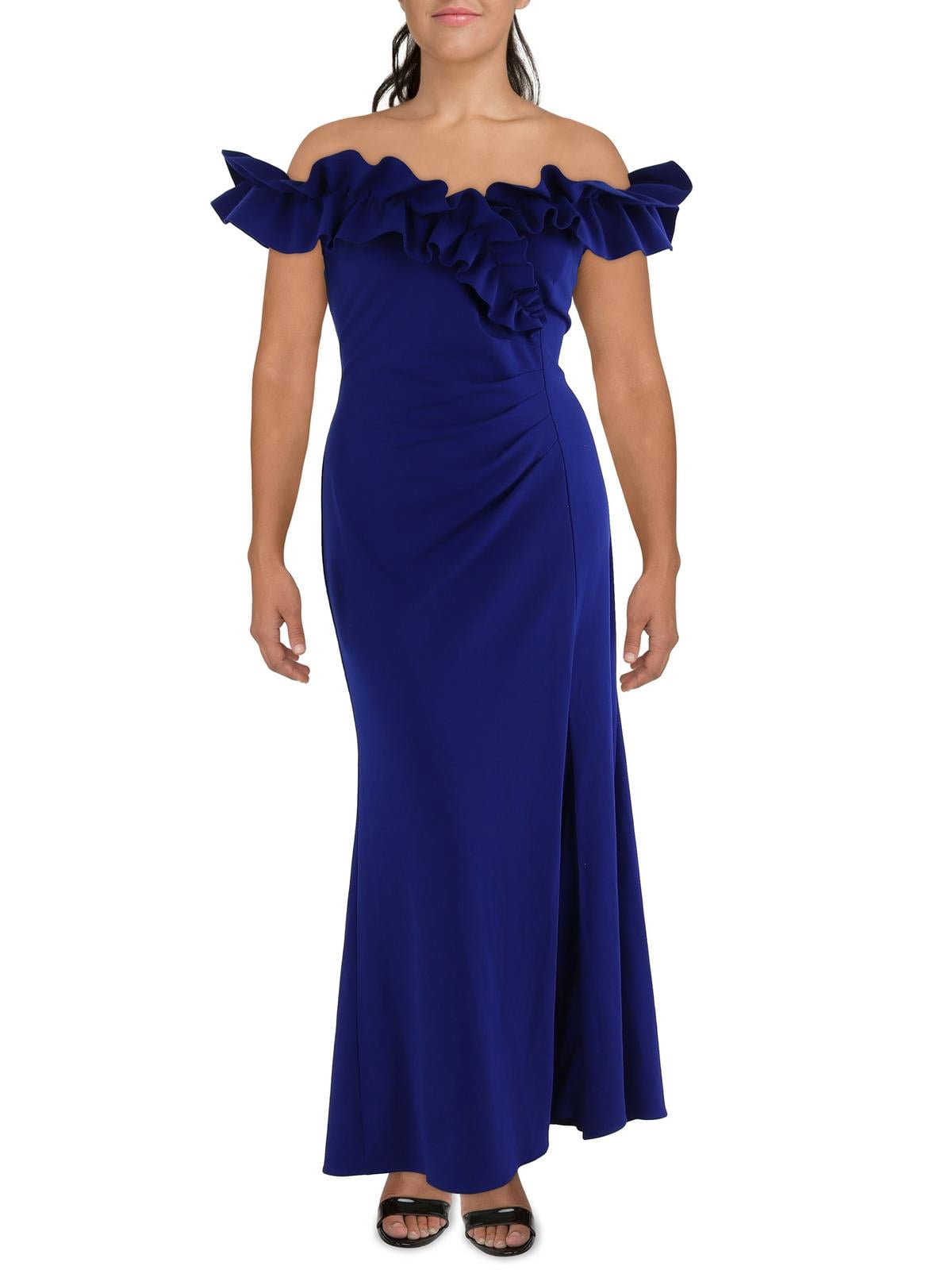Plus Off Shoulder Party Maxi Dress main image 0