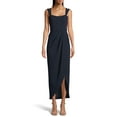 thumbnail image 1 of XSCAPE Womens Black Slitted Sleeveless Scoop Neck Full-Length Formal Sheath Dress 12, 1 of 6