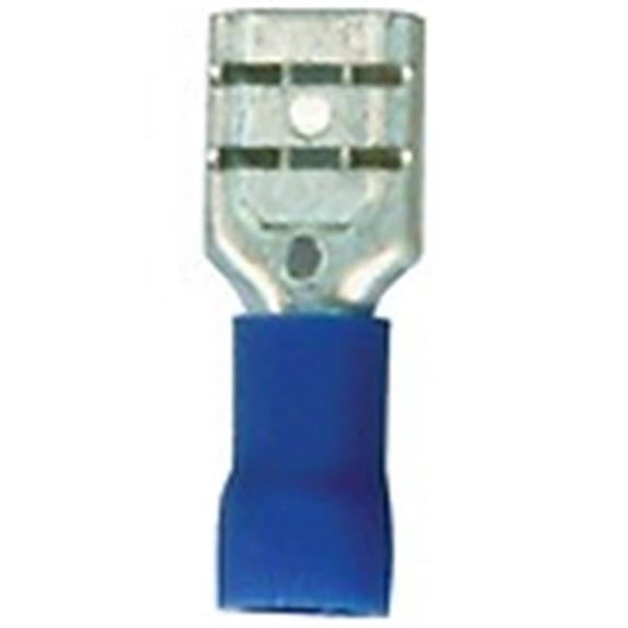 XSCORP FD250B 14 - 16 Gauge Blue Female Quick Disconnect - 100 per Bag