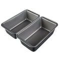 thumbnail image 1 of XSCPXTT 2PCS Basics Rectangular Baking Bread Loaf Pan,Mini Loaf Pan for Baking Bread,29.5X5.11X2.36IN,Nonstick Small Bread Tins,Tiny Carbon Steel Meatloaf Pan Gray, 1 of 6