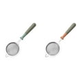 thumbnail image 1 of XSCPXTT 2PCS Small Fine Mesh Strainer: 18/8 Stainless Steel Kitchen Food Sieve with Sturdy Riveted Silicone Handle, Heavy Duty Deep Handheld Metal Colander, 1 of 7