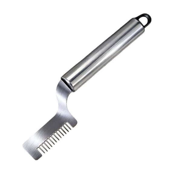 XSCPXTT Green Onion Slicer,Stainless Steel Multi-Blade,Kitchen Herb Cutter Shred Silk,The Knife Spring Onion Shredder Herb Slicer for Home Kitchen Silver