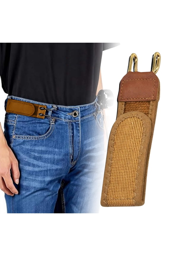 No Buckle Invisible Elastic Stretch Belt for Men/Women Fits waist 24-50in Father Day Gift