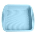 thumbnail image 1 of XSCPXTT Silicone Square Cake Pan Cake Moulds for Baking Non-stick Cake Mold Brownie Tray with Non-Slip Grips Blue, 1 of 6