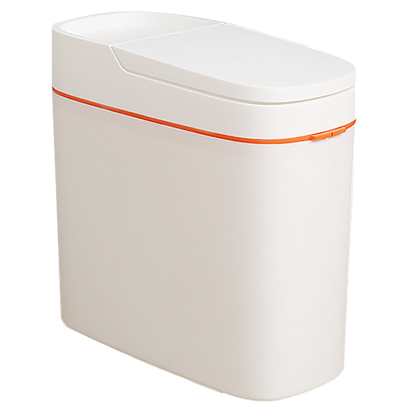XSCPXTT Smart Automatic Touchless Motion Sensor Trash Can for Bathroom, Small Slim Garbage Bin with One-Touch Auto Bagging & Odor Sealing, Waterproof for Kitchen Office Bedroom