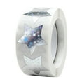 thumbnail image 1 of XSHBTOP Holographic Star Stickers,Sparkly Star Sticker,Self Adhesive Metallic Glitter Foil Stickers,Foil Star Metallic Stickers Roll For Wall,Crafts And Classroom Teachers(EA), 1 of 8