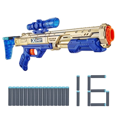 XSHOT Excel Royale Edition Hawk Eye Foam Dart Blaster (16 Darts) by ZURU, For Ages 8+