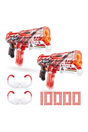Hyper Gel Clutch 2 Pack  by ZURU Outdoor Blaster with 10,000 Pellets for Ages 14+