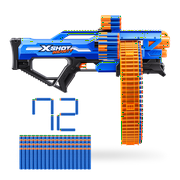 XSHOT Insanity Mad Mega Barrel (72 Darts), Air Pocket Technology, Outdoor blaster by ZURU, Ages 8+