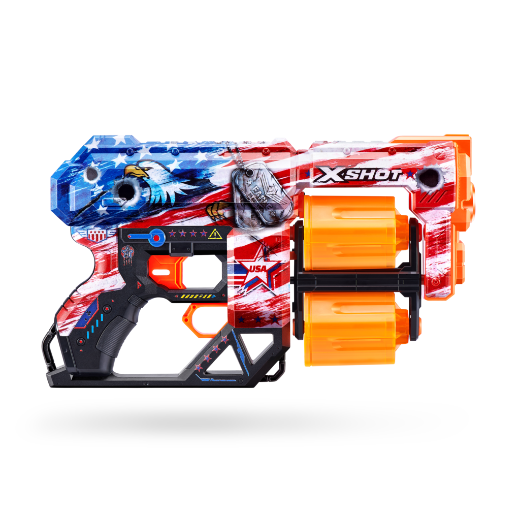 XSHOT Skins Dread Dart Blaster Defense Force (12 Darts) by ZURU