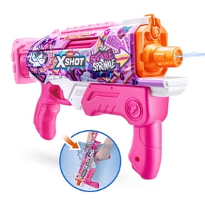 XSHOT Water Fast-Fill Skins Unicorn Splash (500ml 33ft) Hyperload Water Blaster by ZURU, Outdoor Summer Toy, for Kids, Teens & Adults Ages 5+