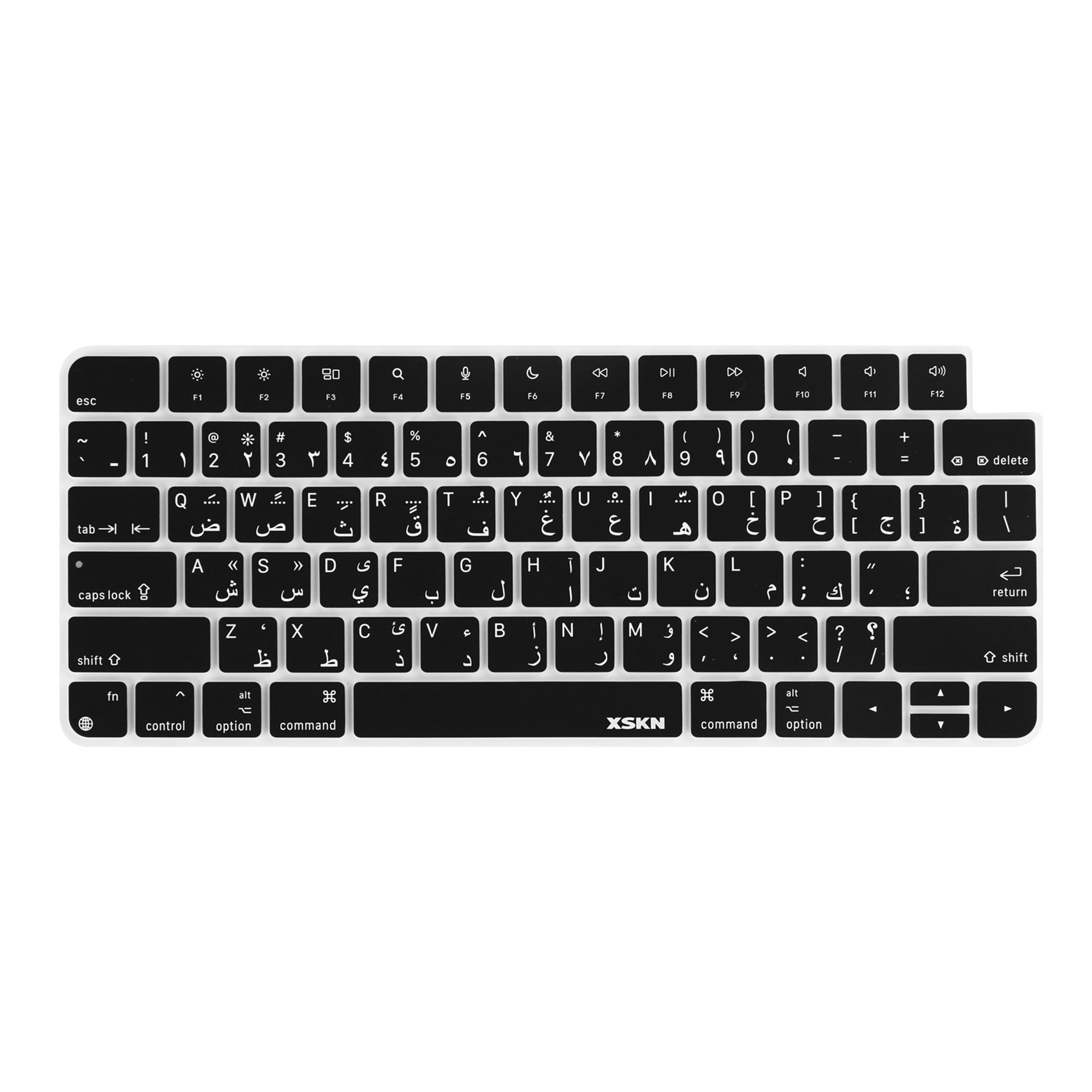 XSKN Arabic Language US version Ultra thin Waterproof Silicone Keyboard ...