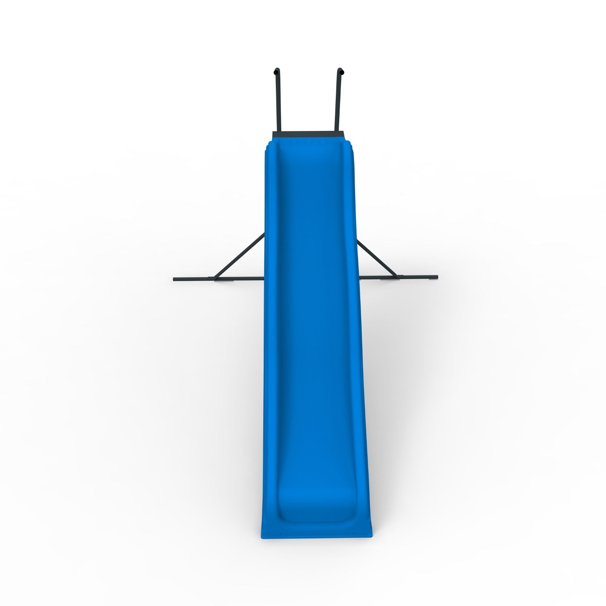 7-Foot Blue Plastic Freestanding Kids Slide