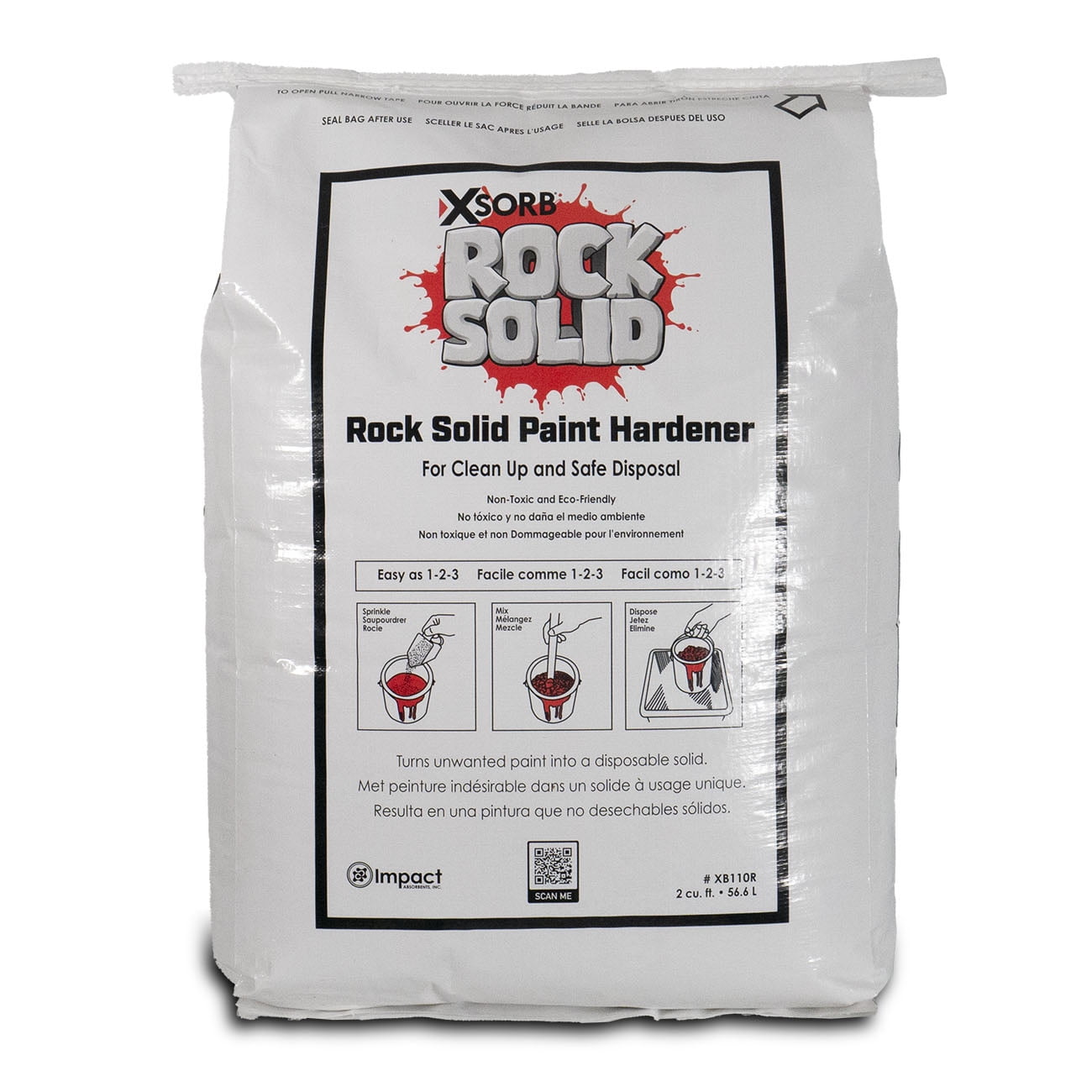 XSORB Rock Solid Paint Hardener, 23 lb. Bag