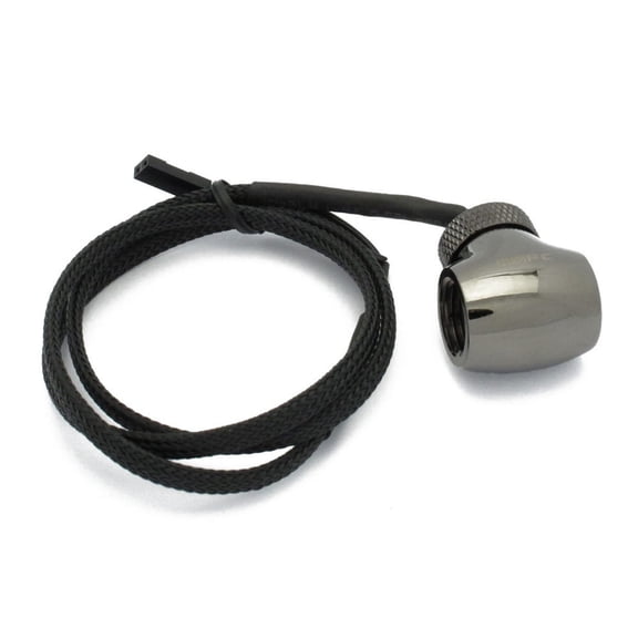 XSPC G1/4" Inline 10k Sensor, Black Chrome