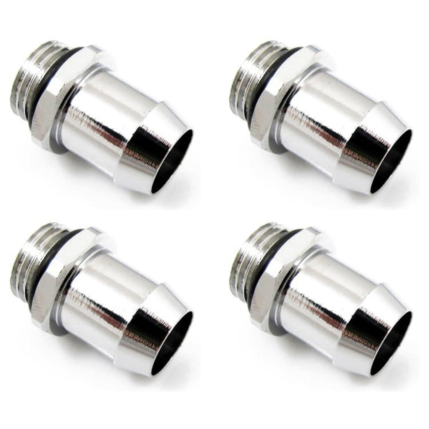 G1/4 To 3/8 Barb Fitting For PC Water Cooling – Chrome Plated Brass, Soft Tubing Adapter - View #4