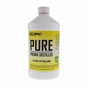 XSPC Pure Premix Distilled PC Coolant, 1 Liter, UV Yellow