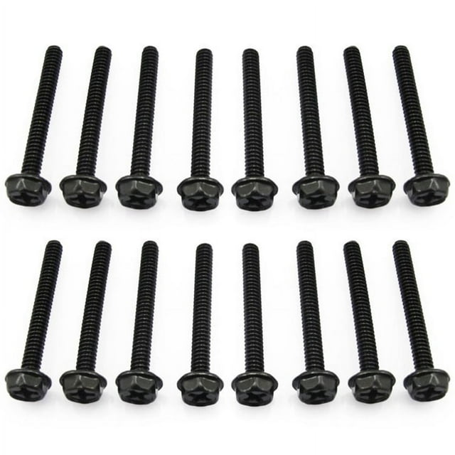 XSPC Radiator Screw Set, #6-32 UNC, 30mm, Black, 16-pack - Walmart ...