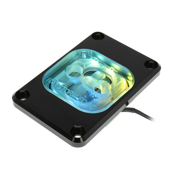 XSPC RayStorm EDGE CPU Water Block, AMD/AM4, Addessable RGB, Black