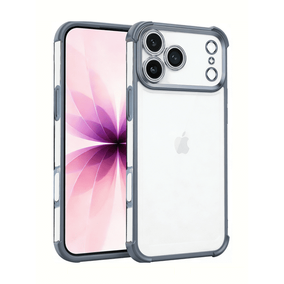 XSPLENDOR Electroplated 4-Corner Shockproof Phone Case for iPhone 17/16/15/14/13/12/11/X/XS Series-Crystal Clear Protective Cover with Full Lens Protection, MagSafe Compatible (Blue)