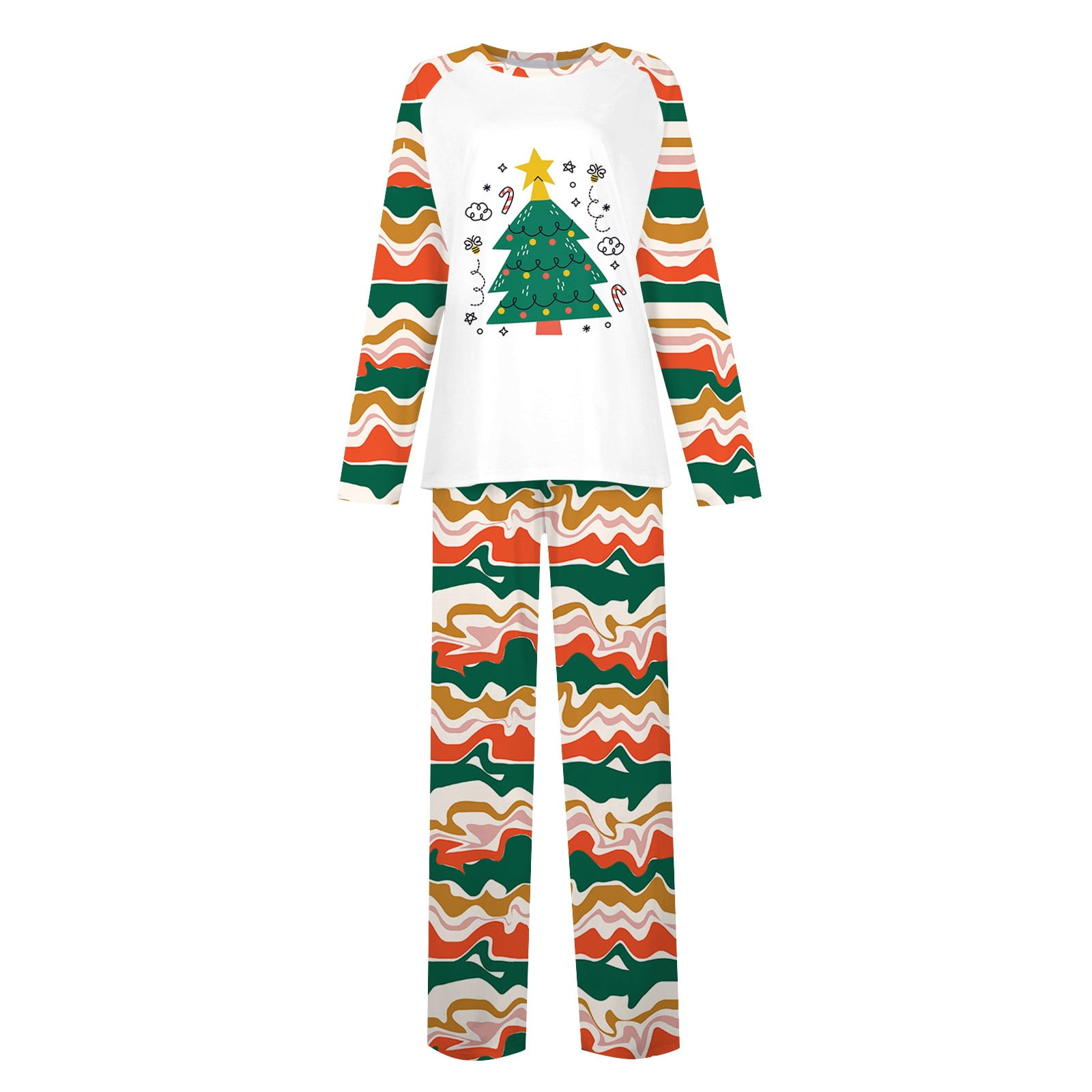 XSSFCC Matching Christmas Pajamas for Family 2024 Holiday Pajama Sets