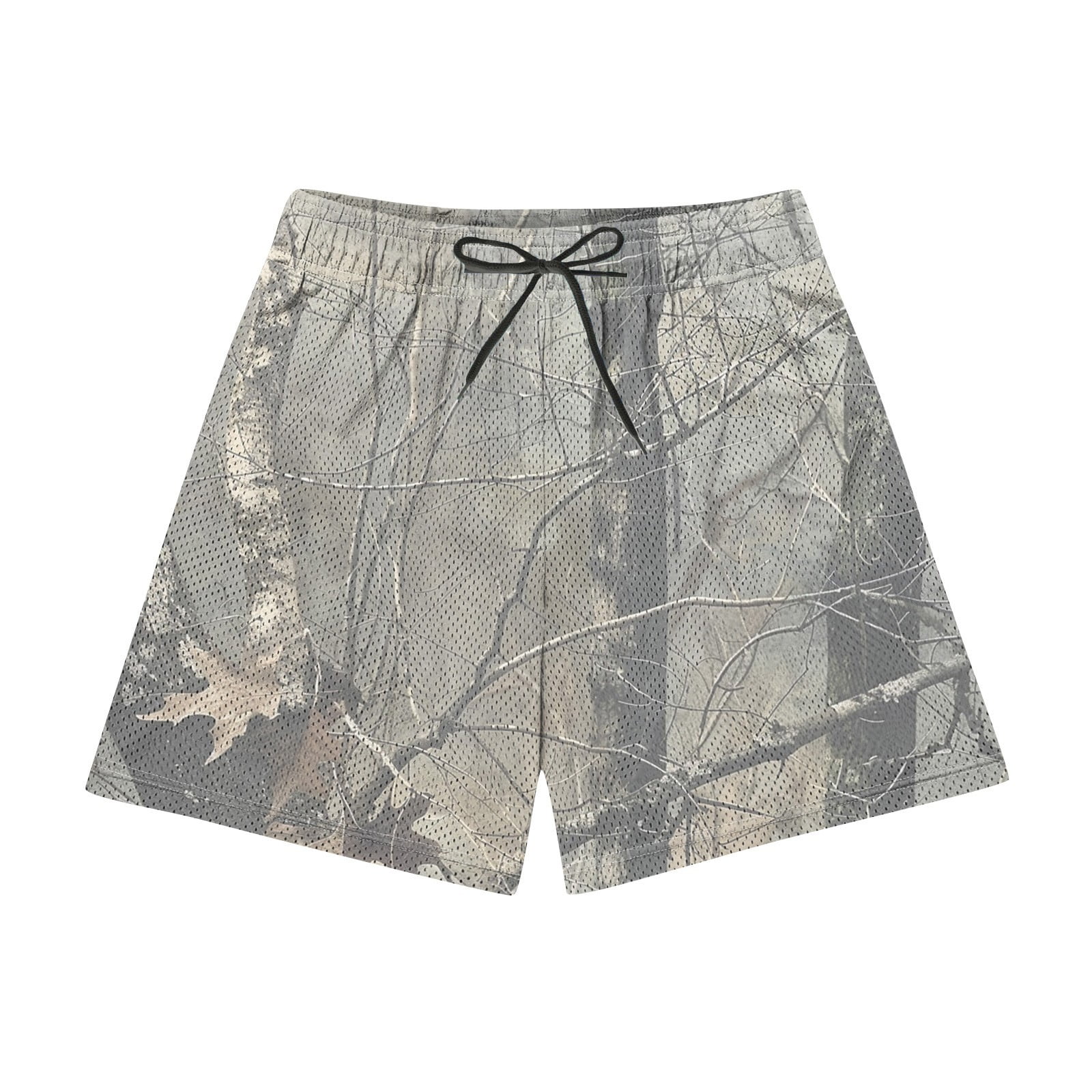 XSSFCC Camo Sweat Shorts Dressy Quick Drying Mesh Camo Shorts 
