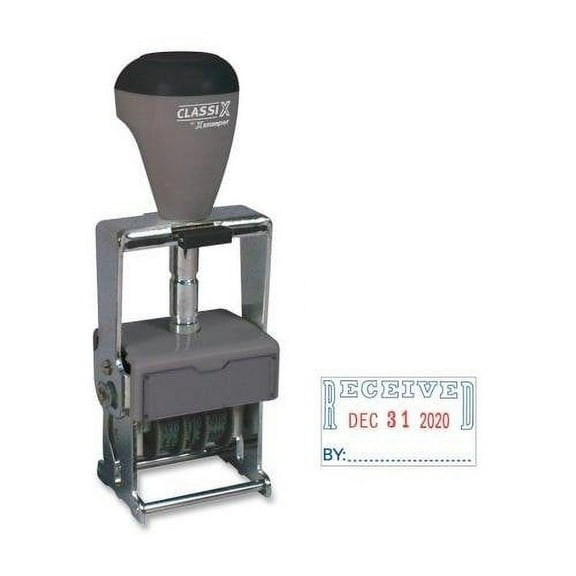 XST40311 - Xstamper ClassiX Self-Inked RECEIVED Message/Date Stamp