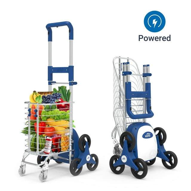 XSTO Shopping Carts for Groceries, Electric Stair Climbing Shopping