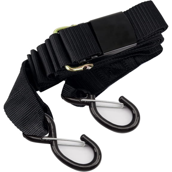 XSTRAP STANDARD 1PK 2'' x 13ft Boat Trailer Transom Straps, 1200 LBS Capacity Securely Moving Straps Adjustable Marine Boat Tie Down with Hooks for Trailer, Jet Ski