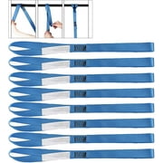 XSTRAP Standard Blue Soft Loop Tie-Down Straps - 8PK 1-1/16 x 18 inches - 3600LB Breaking Strength