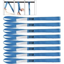 XSTRAP Standard Blue Soft Loop Tie-Down Straps - 8PK 1-1/16 x 18 inches - 3600LB Breaking Strength